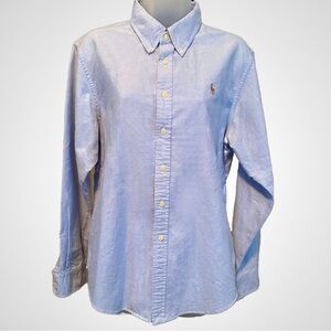 Ralph Lauren Button Down Oxford LS Shirt Sz 16